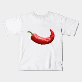 Image: Chili pepper (curved) Kids T-Shirt